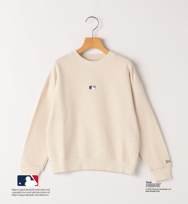 SHIPS KIDS「SHIPS KIDS:130～170cm / PEANUTS&times;MLB プリント スウェット」|スウェット・ジャージ|オフホワイト