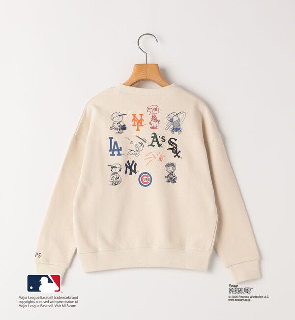 SHIPS KIDS「SHIPS KIDS:130～170cm / PEANUTS&times;MLB プリント スウェット」|スウェット・ジャージ|