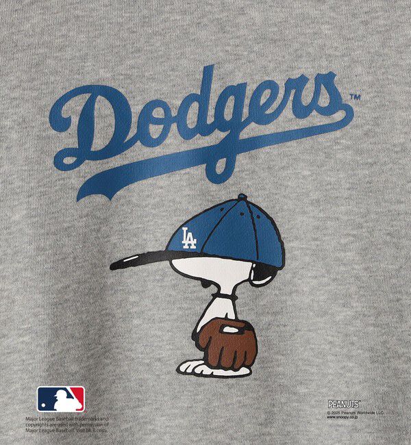 SHIPS KIDS「SHIPS KIDS:130～170cm / PEANUTS&times;MLB プリント スウェット」|スウェット・ジャージ|