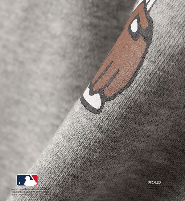 SHIPS KIDS「SHIPS KIDS:130～170cm / PEANUTS&times;MLB プリント スウェット」|スウェット・ジャージ|