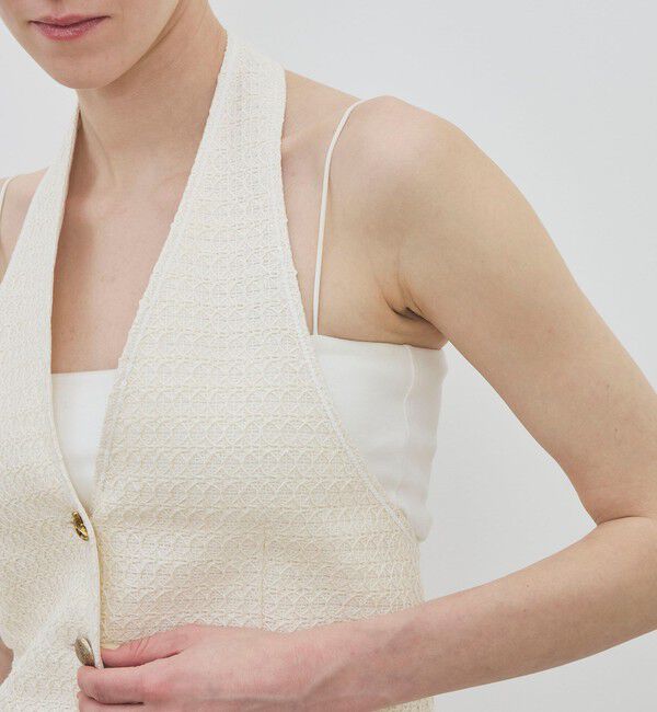 DES PRES「ペーパーコットン ファンシーベスト」|ベスト・ジレ|