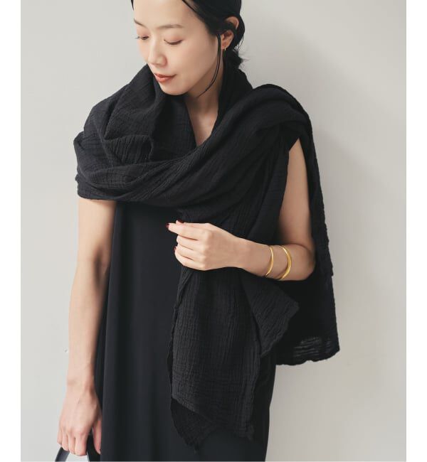 Plage「《追加予約》LES ATELIERS FRANCAIS DE CONFECTION 別注 PAREO スカーフ 2」|ストール|ブラック