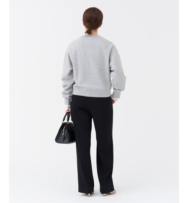 IENA「《追加2》TA/PL ジョーゼットタックワイドパンツ」|スラックス|