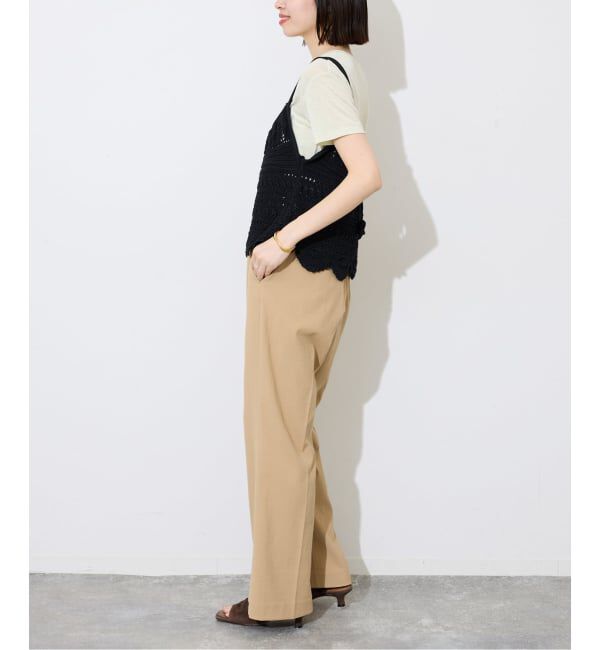 SLOBE IENA「《追加予約》スラブ天竺5分袖TEE」|Tシャツ・カットソー|