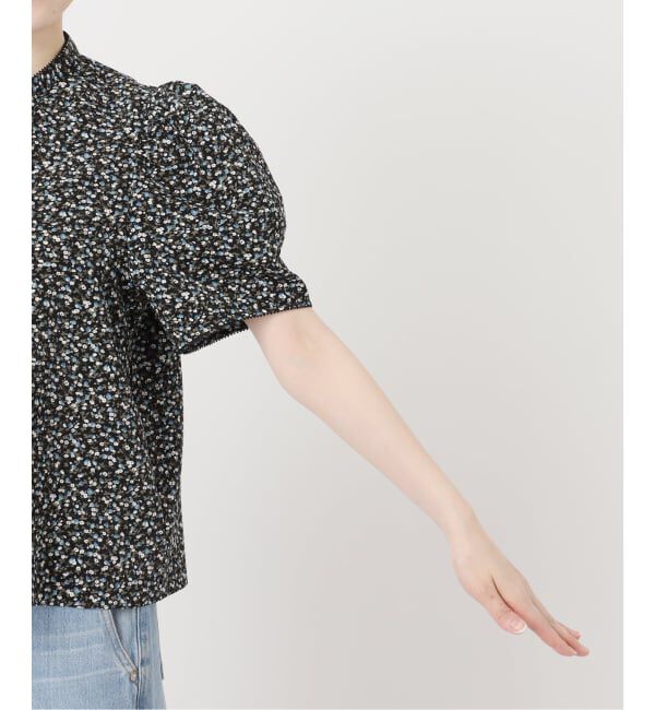 IENA「《セットアップ対応/予約》ソフトヴィンテージフラワーブラウス」|シャツ・ブラウス|