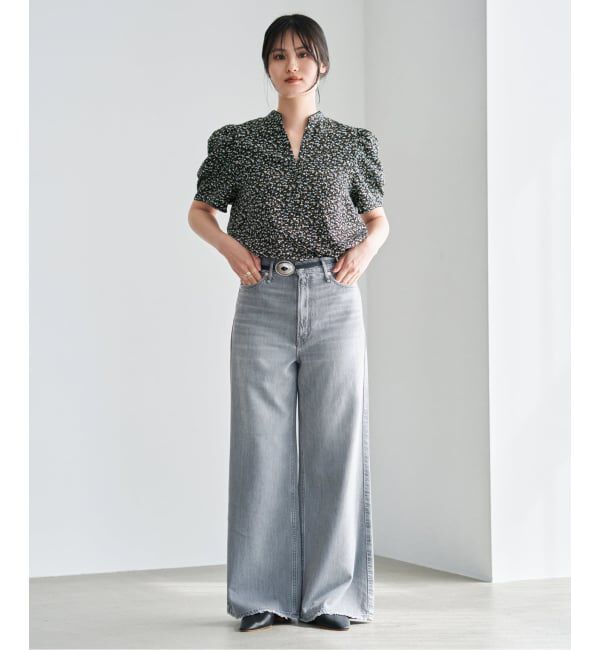 IENA「《セットアップ対応/予約》ソフトヴィンテージフラワーブラウス」|シャツ・ブラウス|