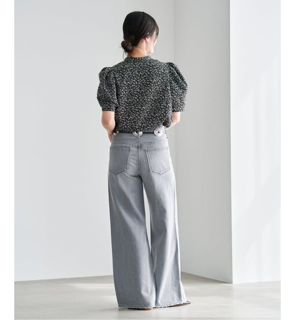 IENA「《セットアップ対応/予約》ソフトヴィンテージフラワーブラウス」|シャツ・ブラウス|