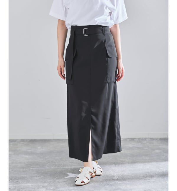 IENA「《予約》ハイツイストペンシルロングスカート」|スカート|