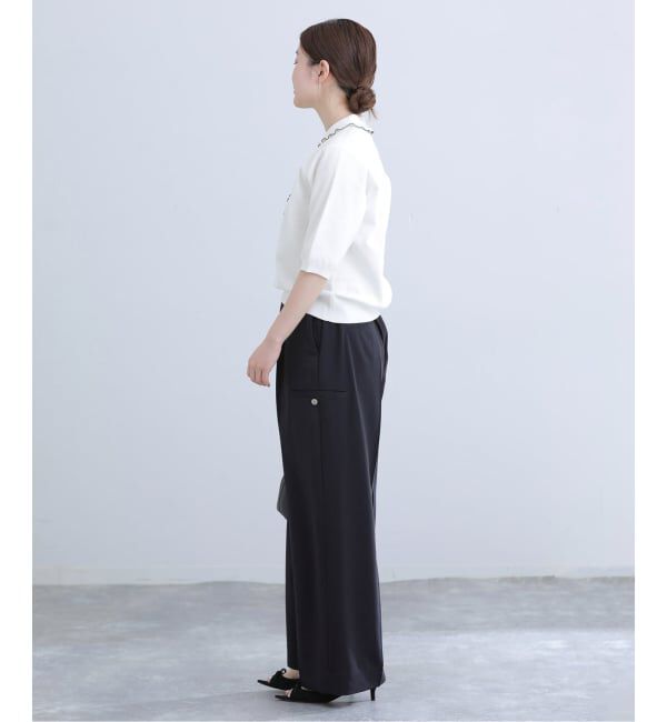 IENA「《追加3予約》フリルプルオーバー」|ニット・セーター|