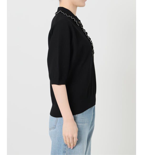 IENA「《追加3予約》フリルプルオーバー」|ニット・セーター|