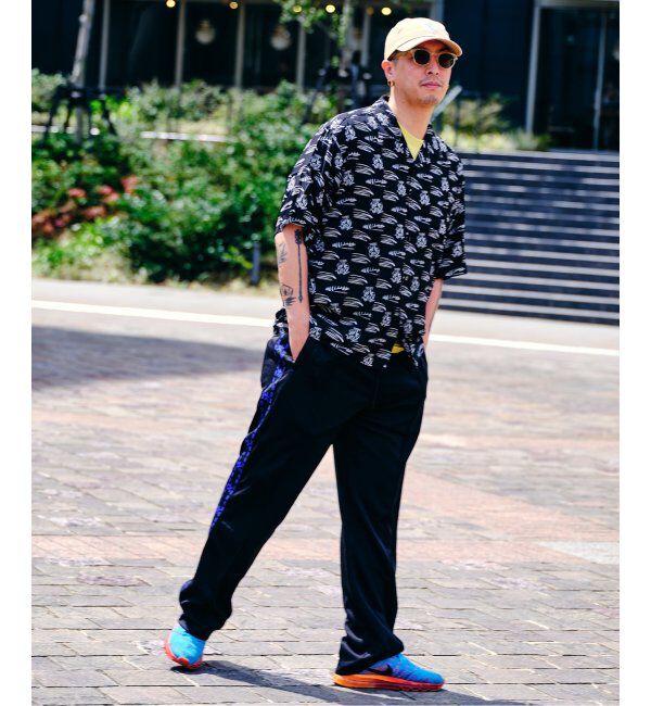 Paris Saint-Germain「【隈 研吾 &times; Paris Saint-Germain】グラフィックプリント オープンカラーシャツ」|シャツ・ブラウス|