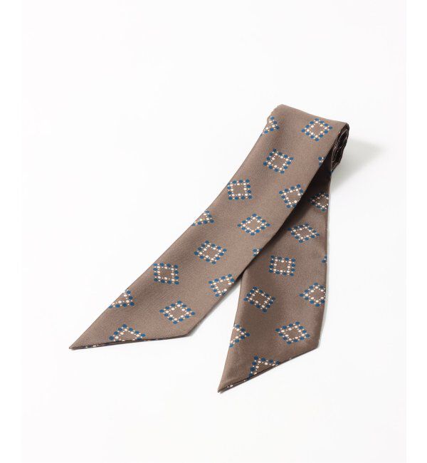 EDIFICE「AX プリントスカーフタイ」|ネクタイ・蝶ネクタイ|ベージュ