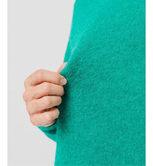 EDIFICE「スリアルパカミックス クルーネックニット」|ニット・セーター|