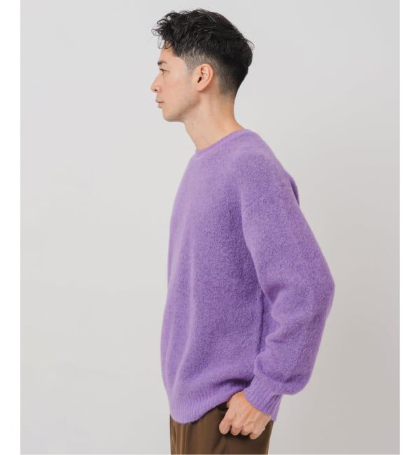 EDIFICE「スリアルパカミックス クルーネックニット」|ニット・セーター|