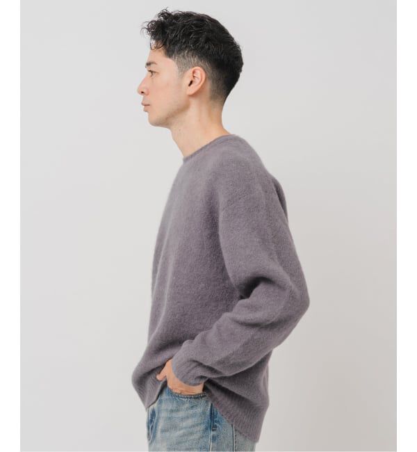 EDIFICE「スリアルパカミックス クルーネックニット」|ニット・セーター|