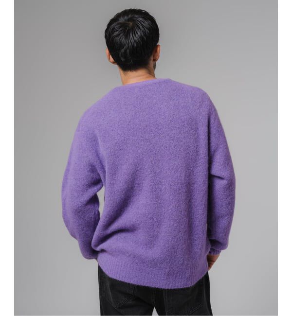 EDIFICE「スリアルパカミックス クルーネックニット」|ニット・セーター|