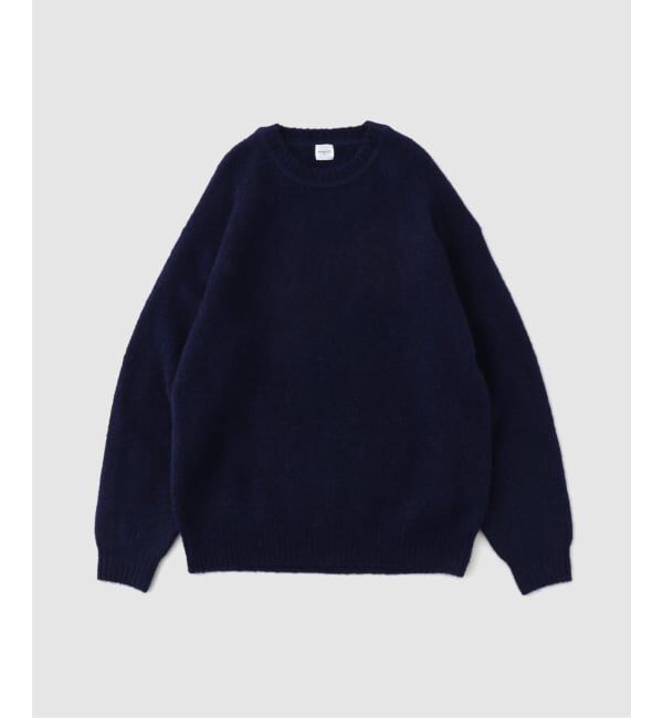 EDIFICE「スリアルパカミックス クルーネックニット」|ニット・セーター|