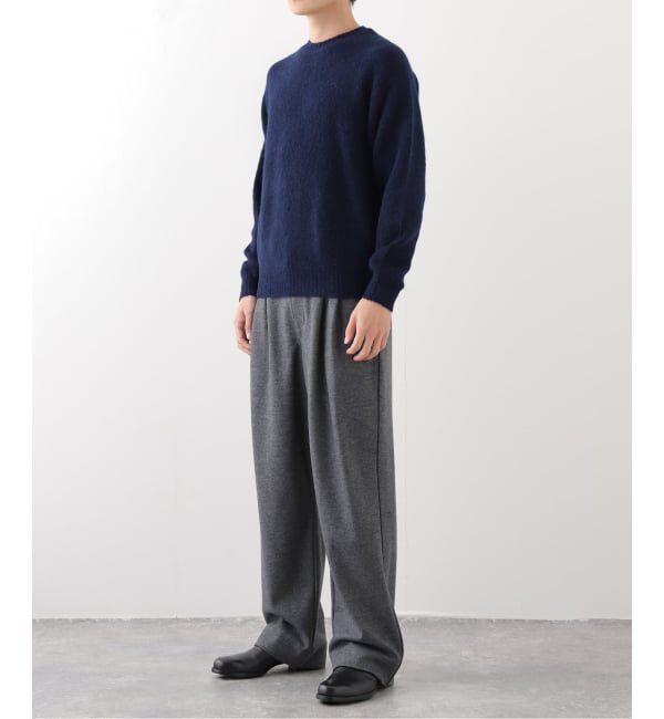 EDIFICE「スリアルパカミックス クルーネックニット」|ニット・セーター|