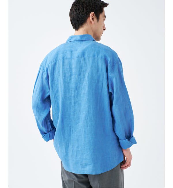 EDIFICE「シアー リネン レギュラーカラーシャツ」|シャツ・ブラウス|