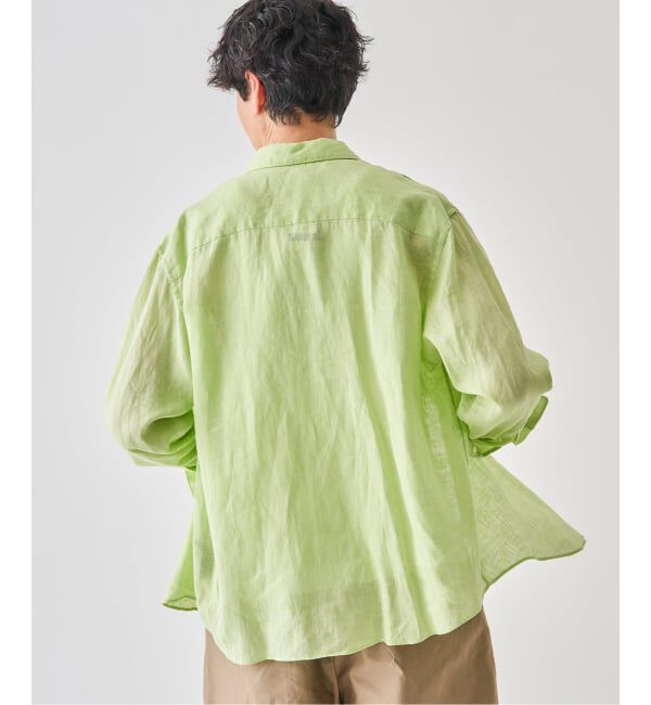 EDIFICE「シアー リネン レギュラーカラーシャツ」|シャツ・ブラウス|