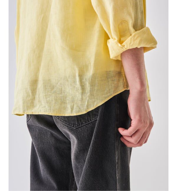 EDIFICE「シアー リネン レギュラーカラーシャツ」|シャツ・ブラウス|