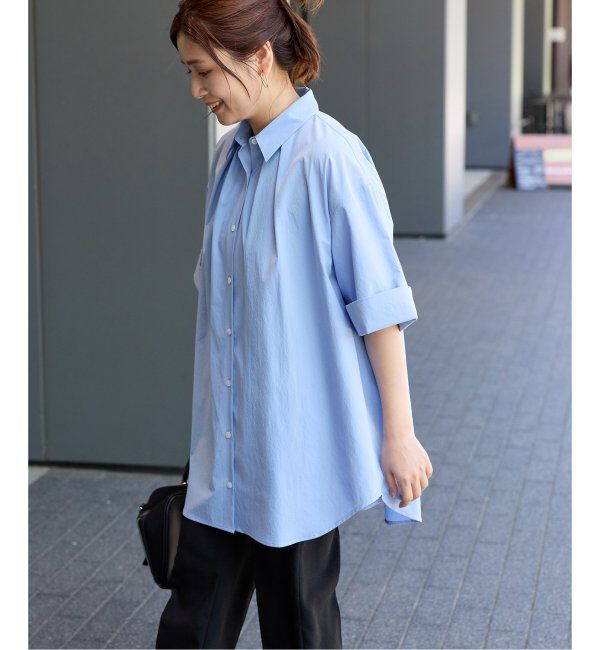 JOURNAL STANDARD「《追加》【＆FUNCTION】【接触冷感/UVカット】タイプライタービッグシャツ」|シャツ・ブラウス|