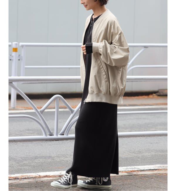 JOURNAL STANDARD relume「ウォッシャブルナイロンダブルジップMA-1」|ブルゾン・スタジャン|