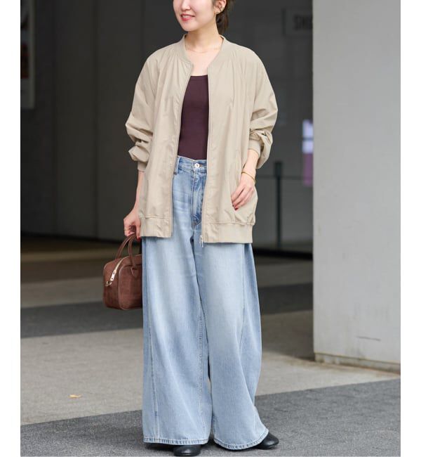 JOURNAL STANDARD relume「ウォッシャブルナイロンダブルジップMA-1」|ブルゾン・スタジャン|