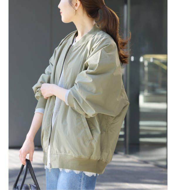 JOURNAL STANDARD relume「ウォッシャブルナイロンダブルジップMA-1」|ブルゾン・スタジャン|