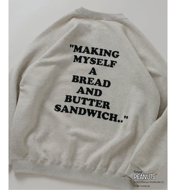 JOURNAL STANDARD relume「PEANUTS / ピーナッツ 別注  FANTASY A&G INC プリント スウェット」|スウェット・ジャージ|