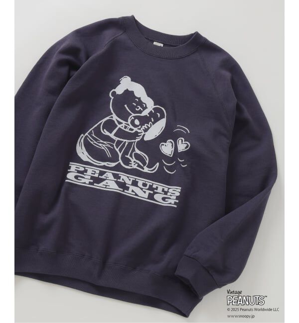JOURNAL STANDARD relume「PEANUTS / ピーナッツ 別注  FANTASY A&G INC プリント スウェット」|スウェット・ジャージ|ネイビー