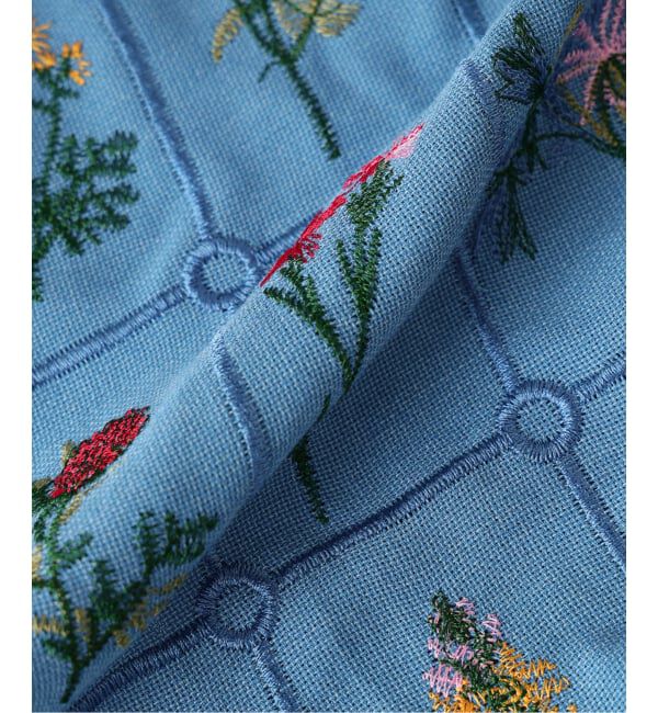 JOURNAL STANDARD「《予約》フラワー エンブロイダリー 半袖 シャツ」|シャツ・ブラウス|