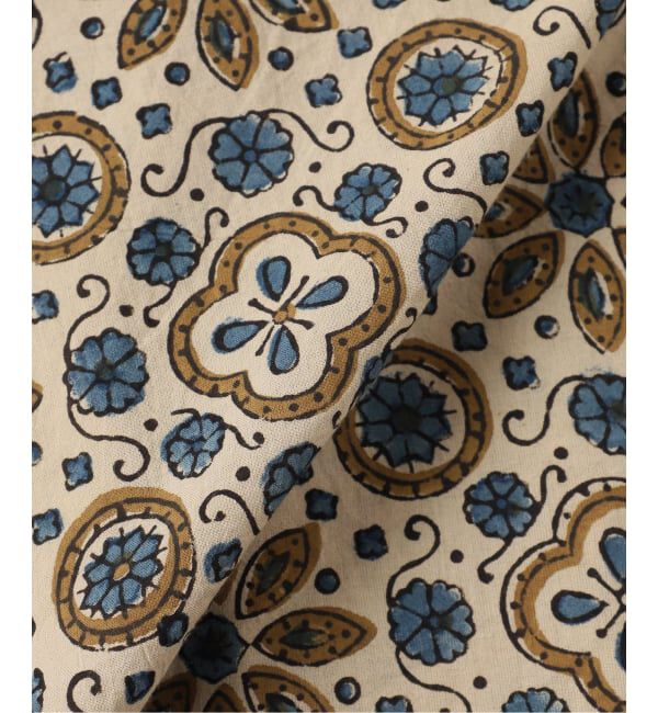 JOURNAL STANDARD relume「《予約》bunai / ブナイ 別注 アジュラク プリント オープンカラー半袖シャツ」|シャツ・ブラウス|