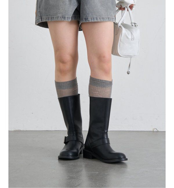 U by SPICK&SPAN「MACMOC/マックモック Engineer Middle Boots」|ショートブーツ|