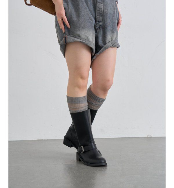 U by SPICK&SPAN「MACMOC/マックモック Engineer Middle Boots」|ショートブーツ|