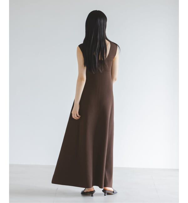 NOBLE「《追加予約》ミラノリブフィットフレアニットワンピース」|ワンピース|