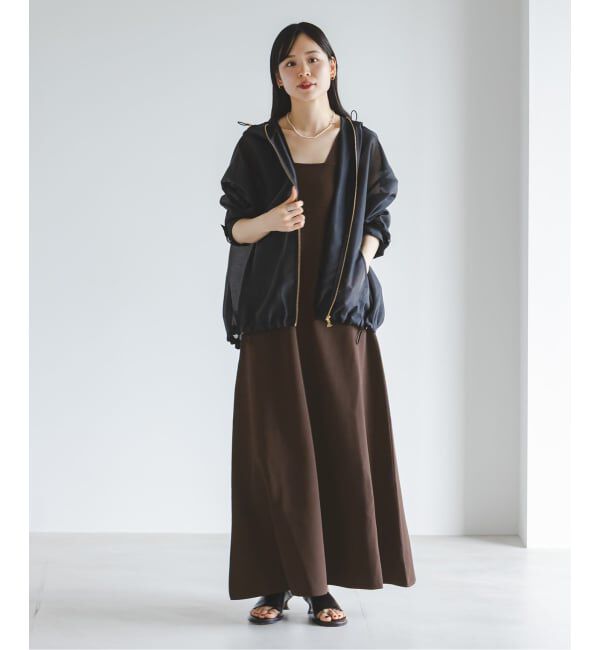 NOBLE「《追加予約》ミラノリブフィットフレアニットワンピース」|ワンピース|