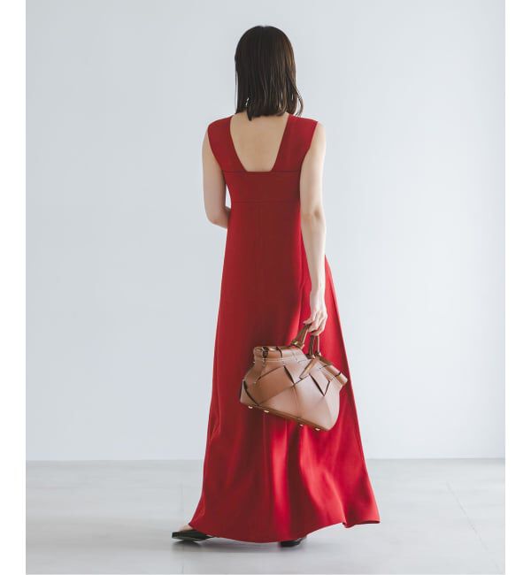 NOBLE「《追加予約》ミラノリブフィットフレアニットワンピース」|ワンピース|