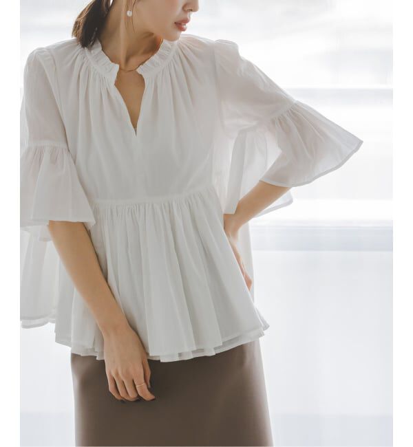 NOBLE「《NOBLE別注・予約》MARIHA/マリハ 星明かりのブラウス」|シャツ・ブラウス|