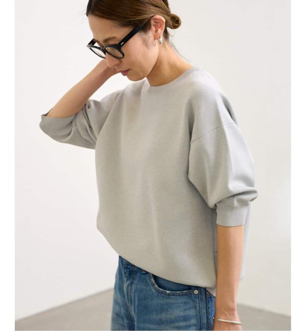 FRAMeWORK「≪一部カラーWEB限定 / 追加≫ウォッシャブルスムースプルオーバー 3」|ニット・セーター|グレーB