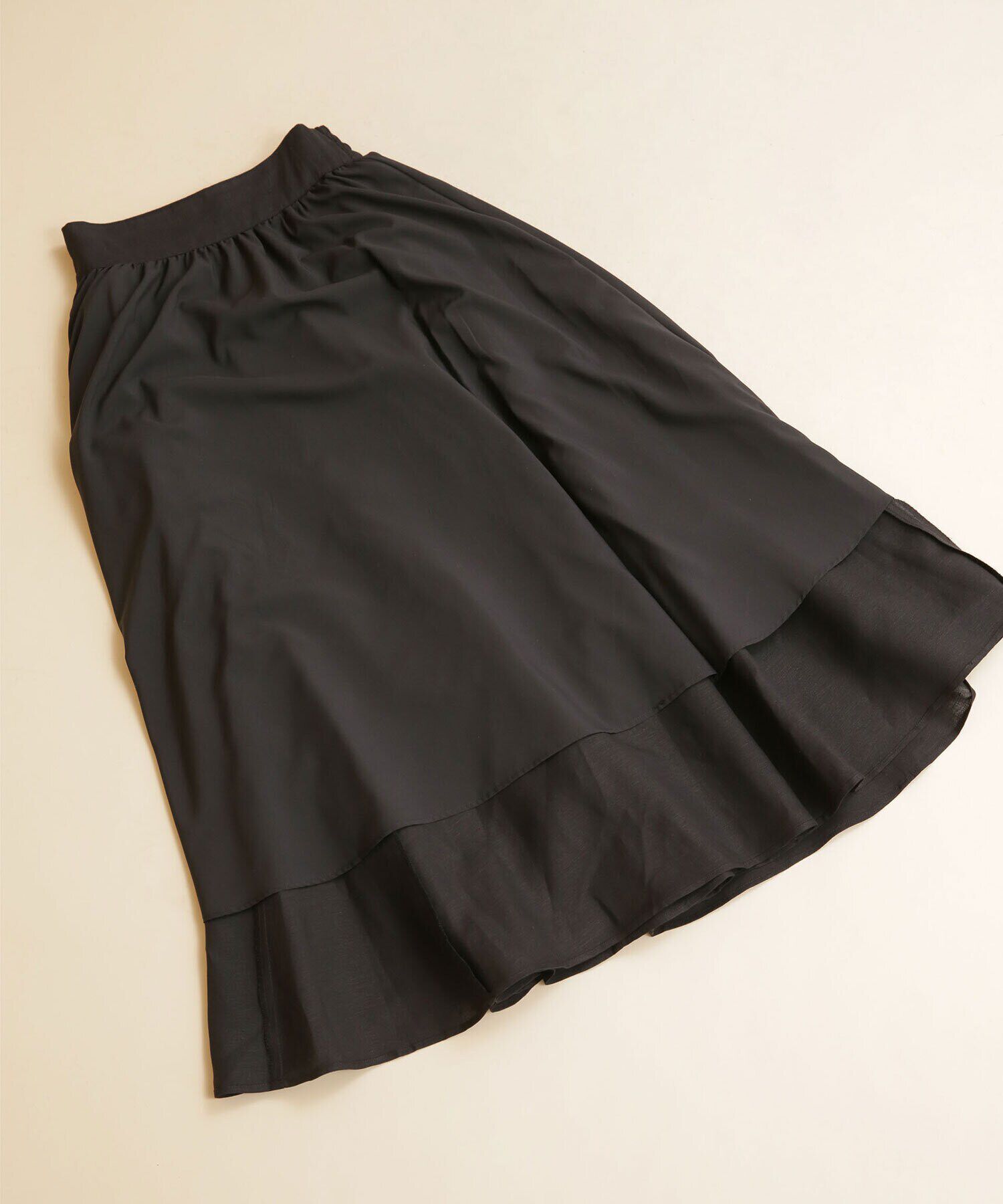 nano･universe「LB.03/リネンブレンドギャザーフレアスカート（セットアップ可）」|スカート|