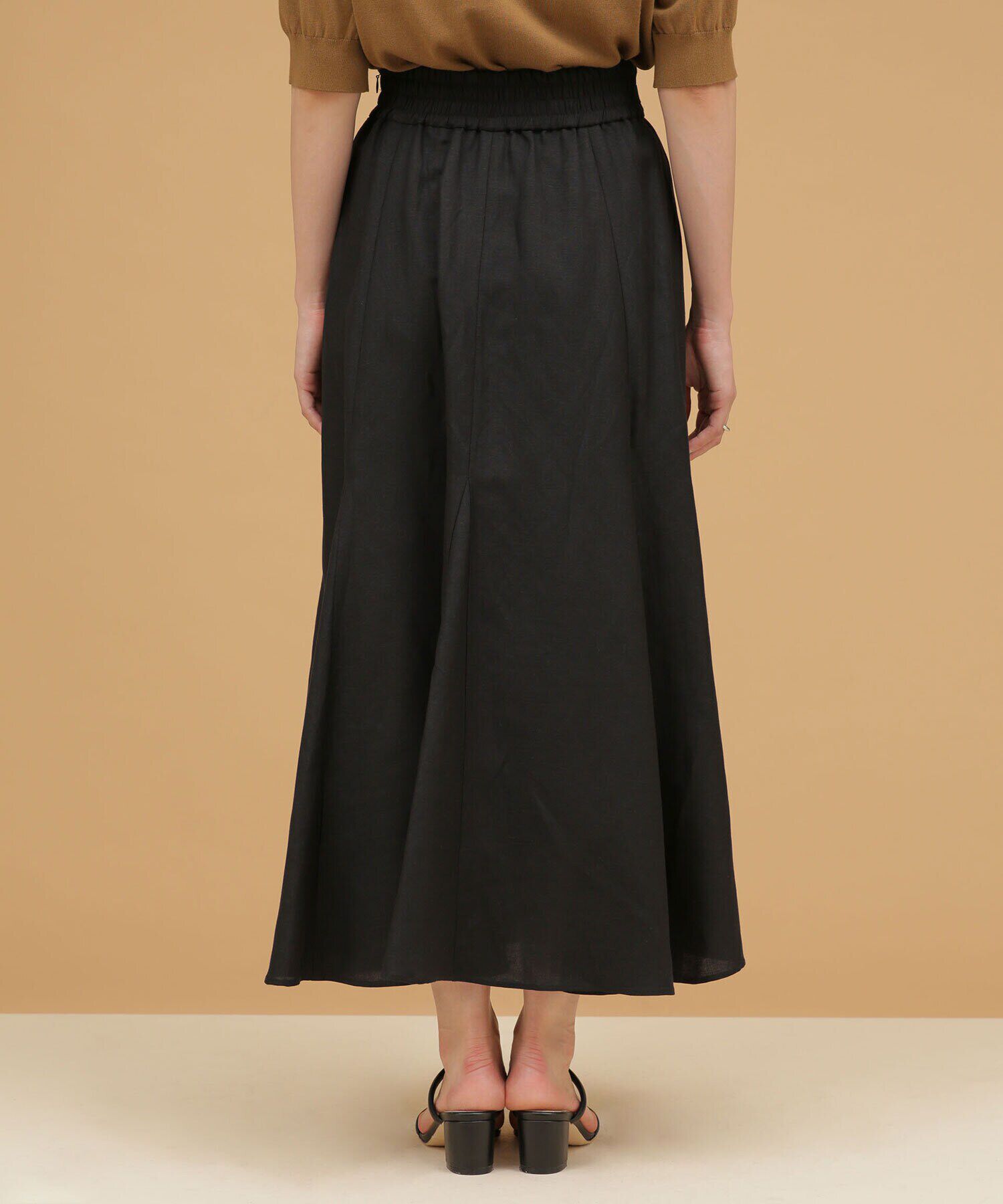 nano･universe「LB.03/リネンブレンドギャザーフレアスカート（セットアップ可）」|スカート|