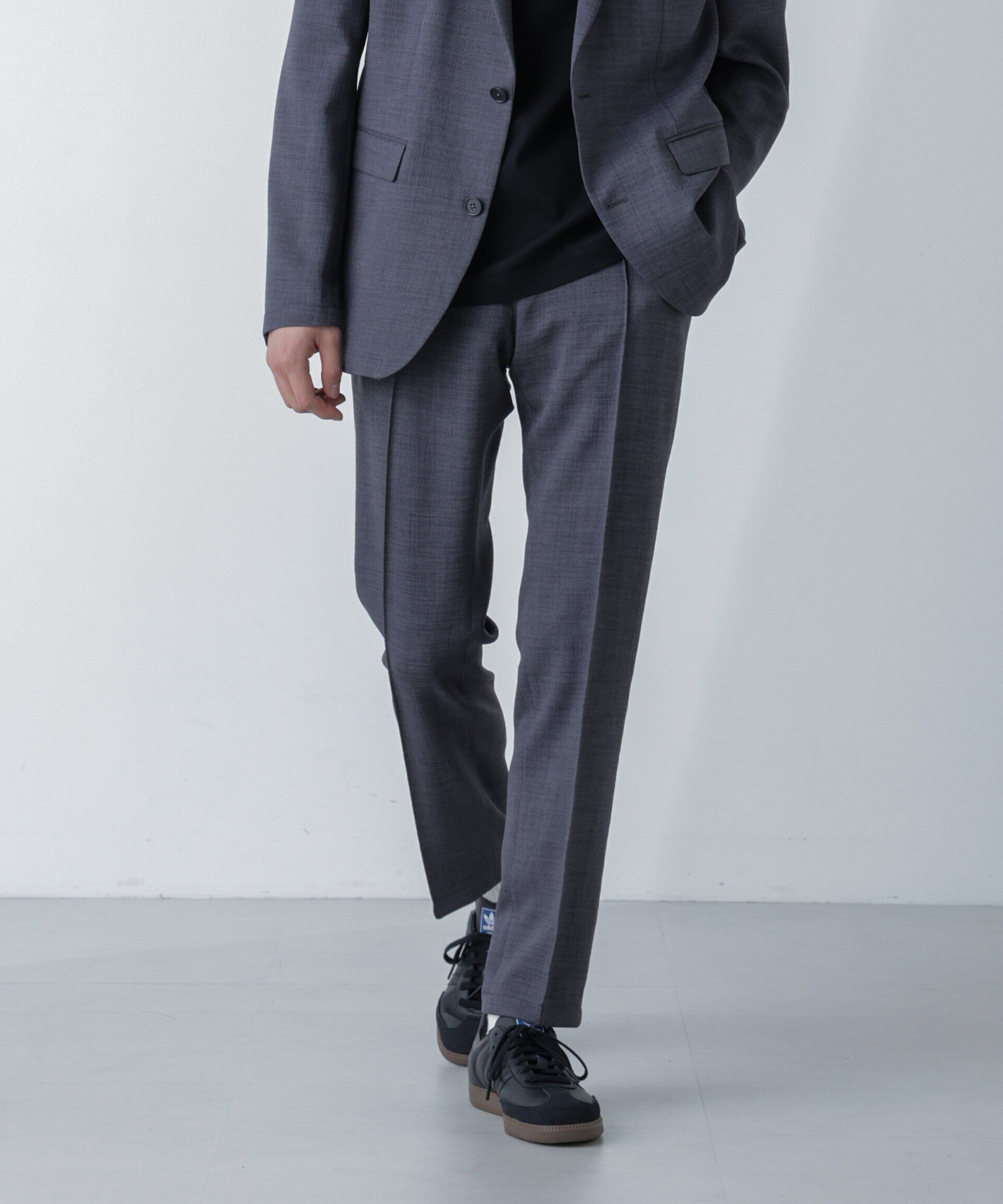 nano･universe「「N TROUSERS」Reflax(R)スラブツイルストレッチパンツ（セットアップ可）」|スーツ|