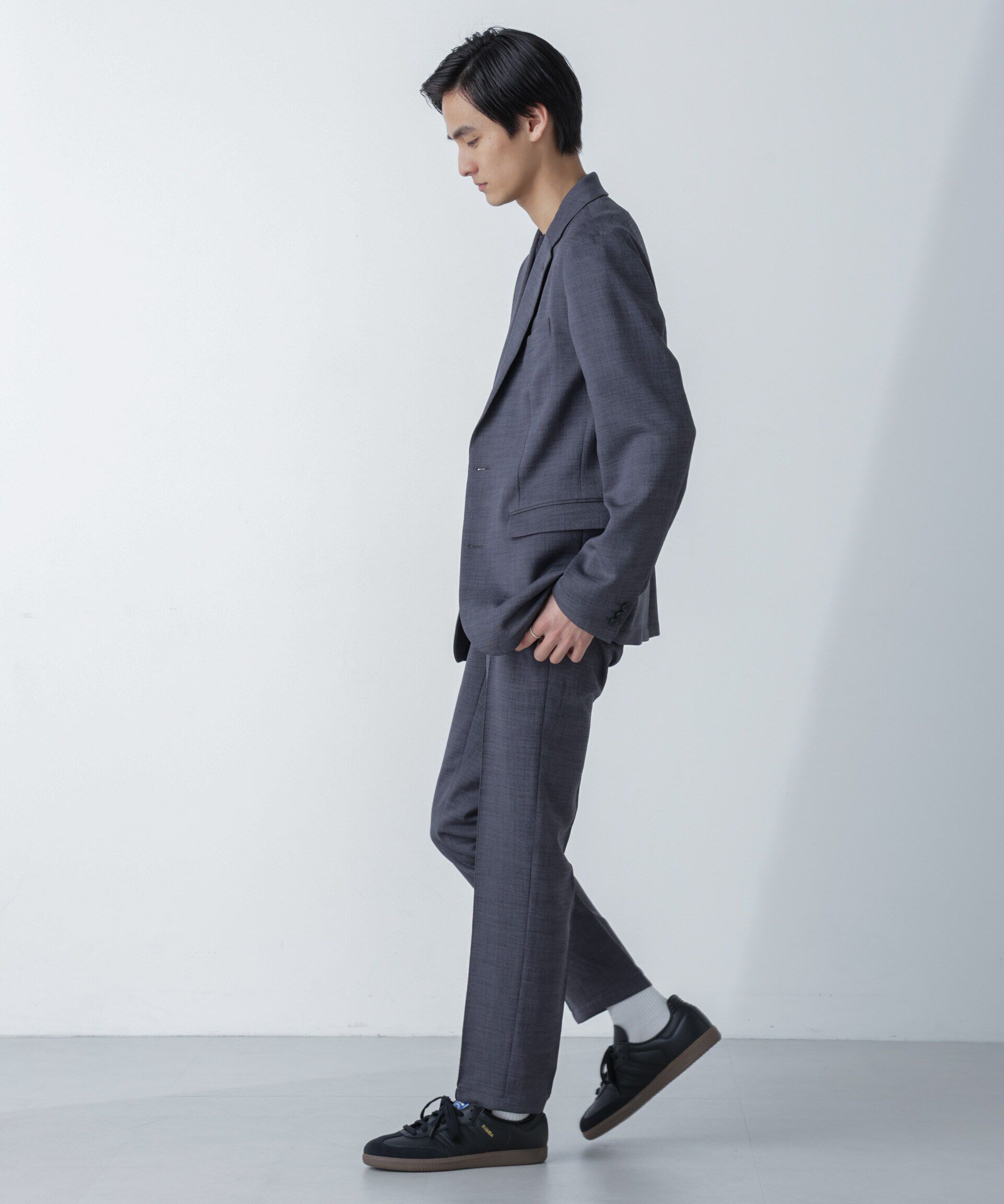 nano･universe「「N TROUSERS」Reflax(R)スラブツイルストレッチパンツ（セットアップ可）」|スーツ|