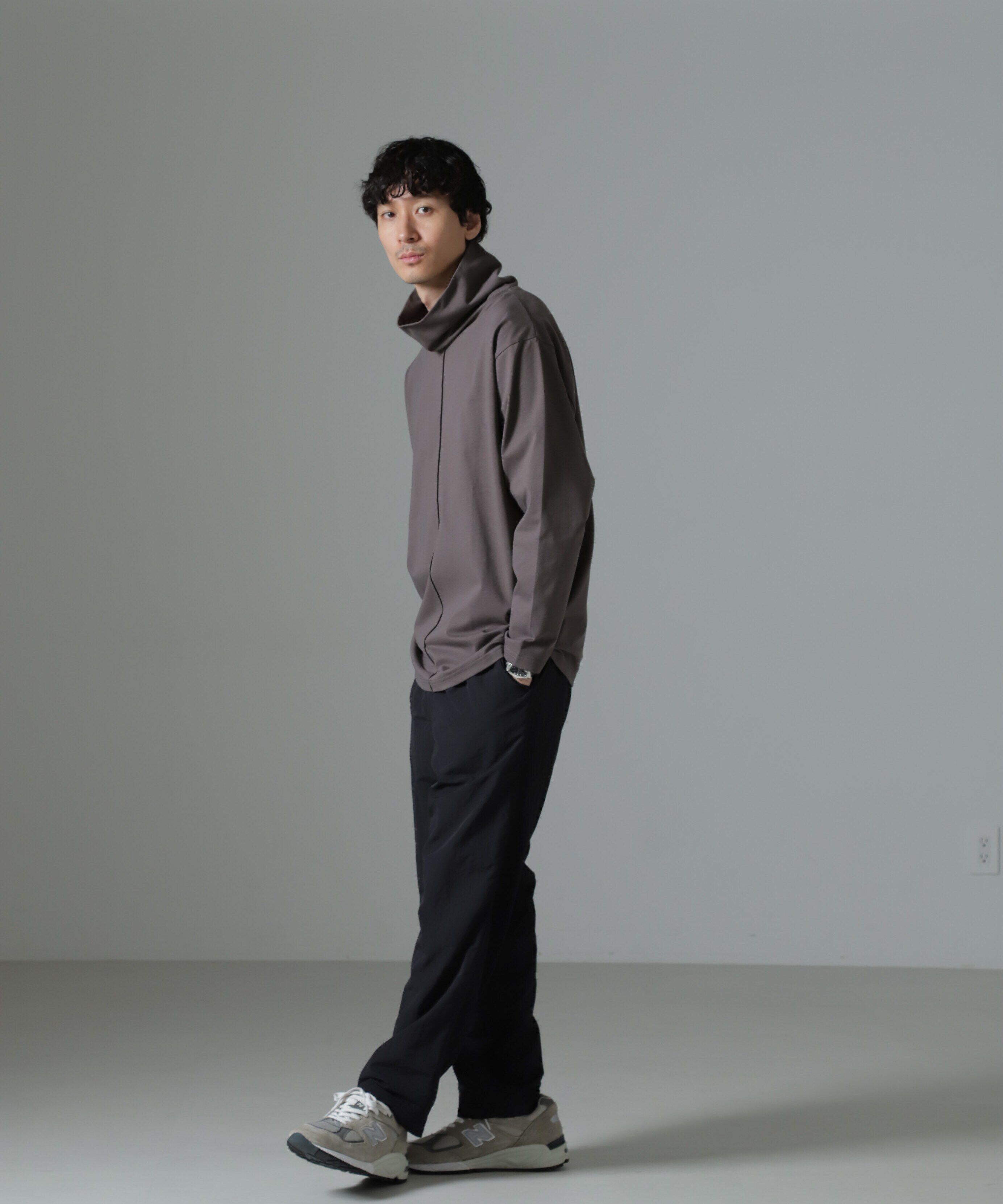 nano･universe「WEB限定/ボリュームハイネックプルオーバー 長袖」|Tシャツ・カットソー|