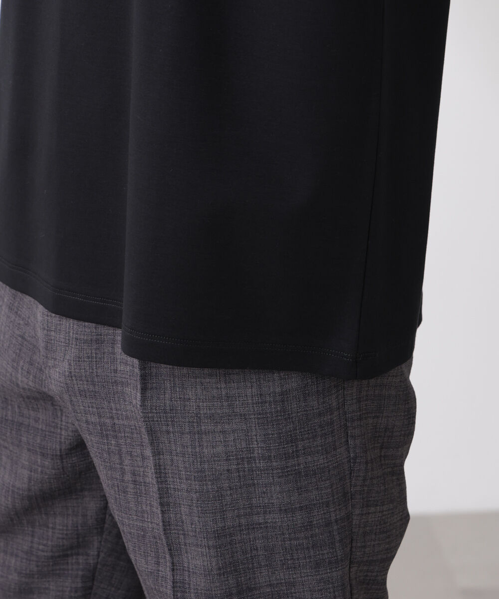 nano･universe「ジャケT(R) プレミアム クルーネック 半袖」|Tシャツ・カットソー|