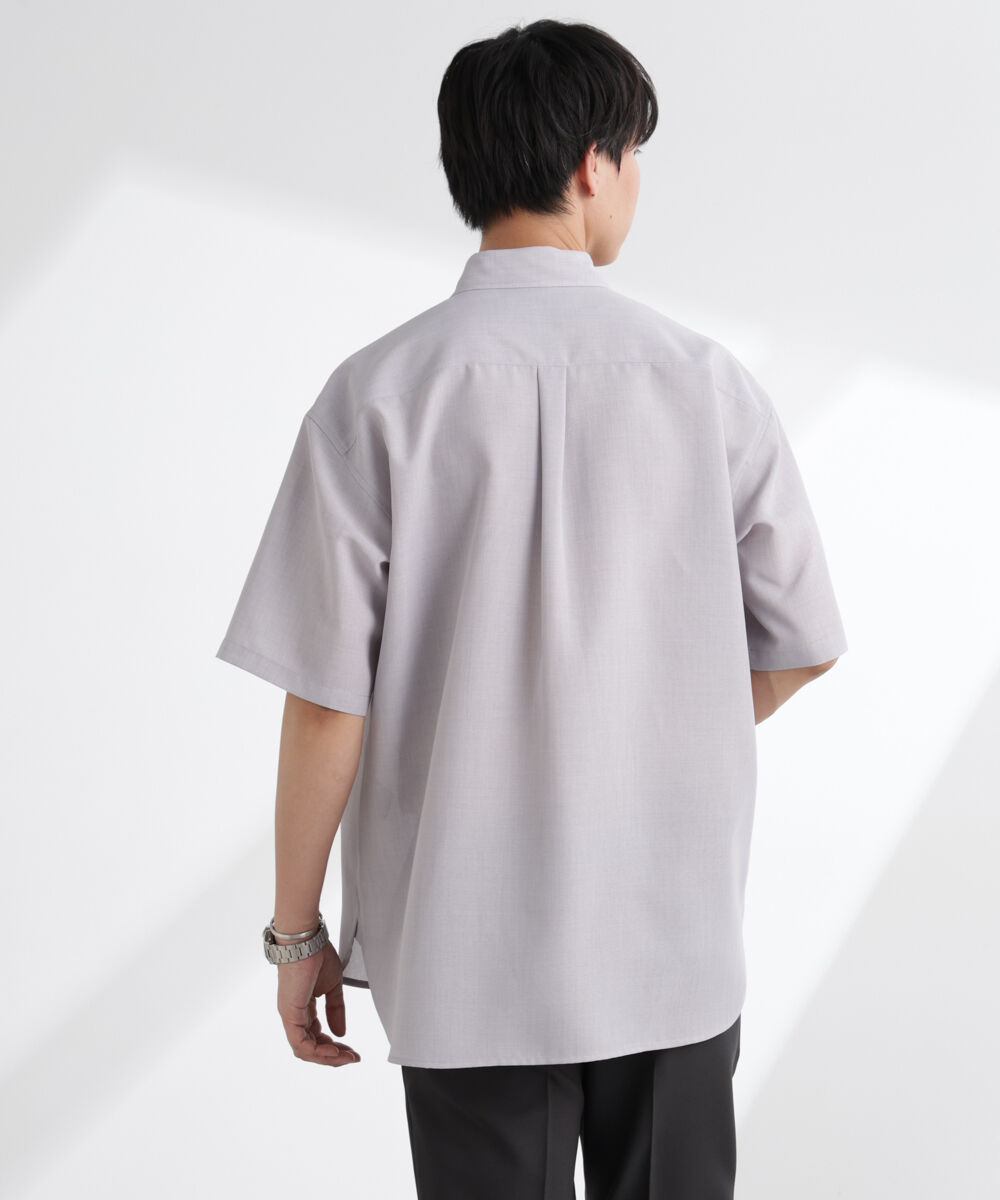 nano･universe「ライトウェイトドライシャツ 半袖(セットアップ可)」|シャツ・ブラウス|