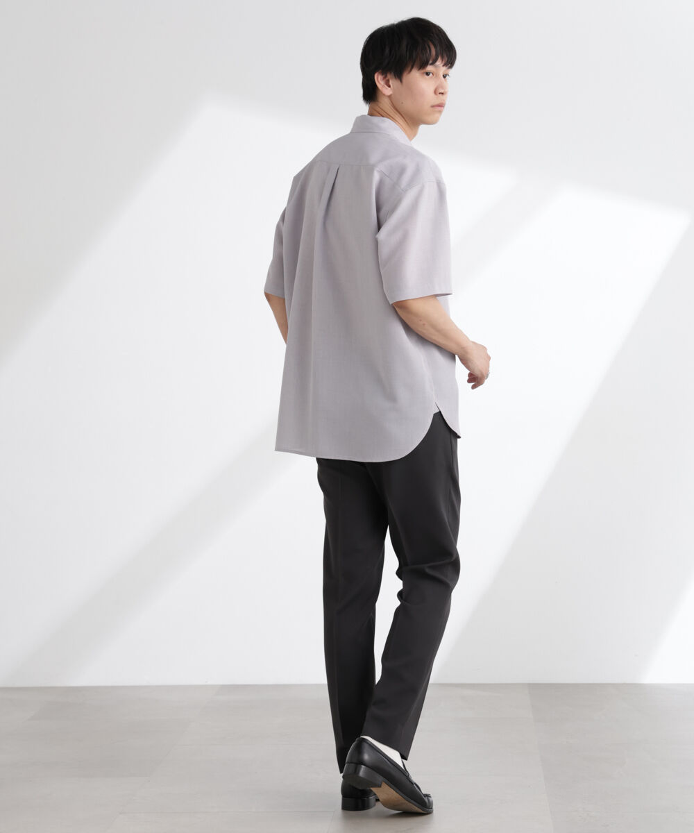 nano･universe「ライトウェイトドライシャツ 半袖(セットアップ可)」|シャツ・ブラウス|