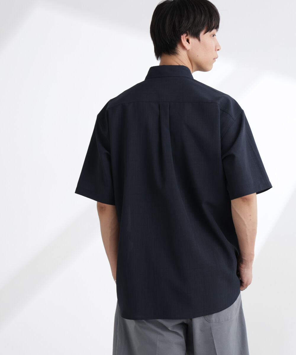 nano･universe「ライトウェイトドライシャツ 半袖(セットアップ可)」|シャツ・ブラウス|
