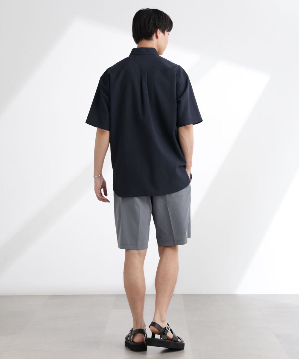 nano･universe「ライトウェイトドライシャツ 半袖(セットアップ可)」|シャツ・ブラウス|